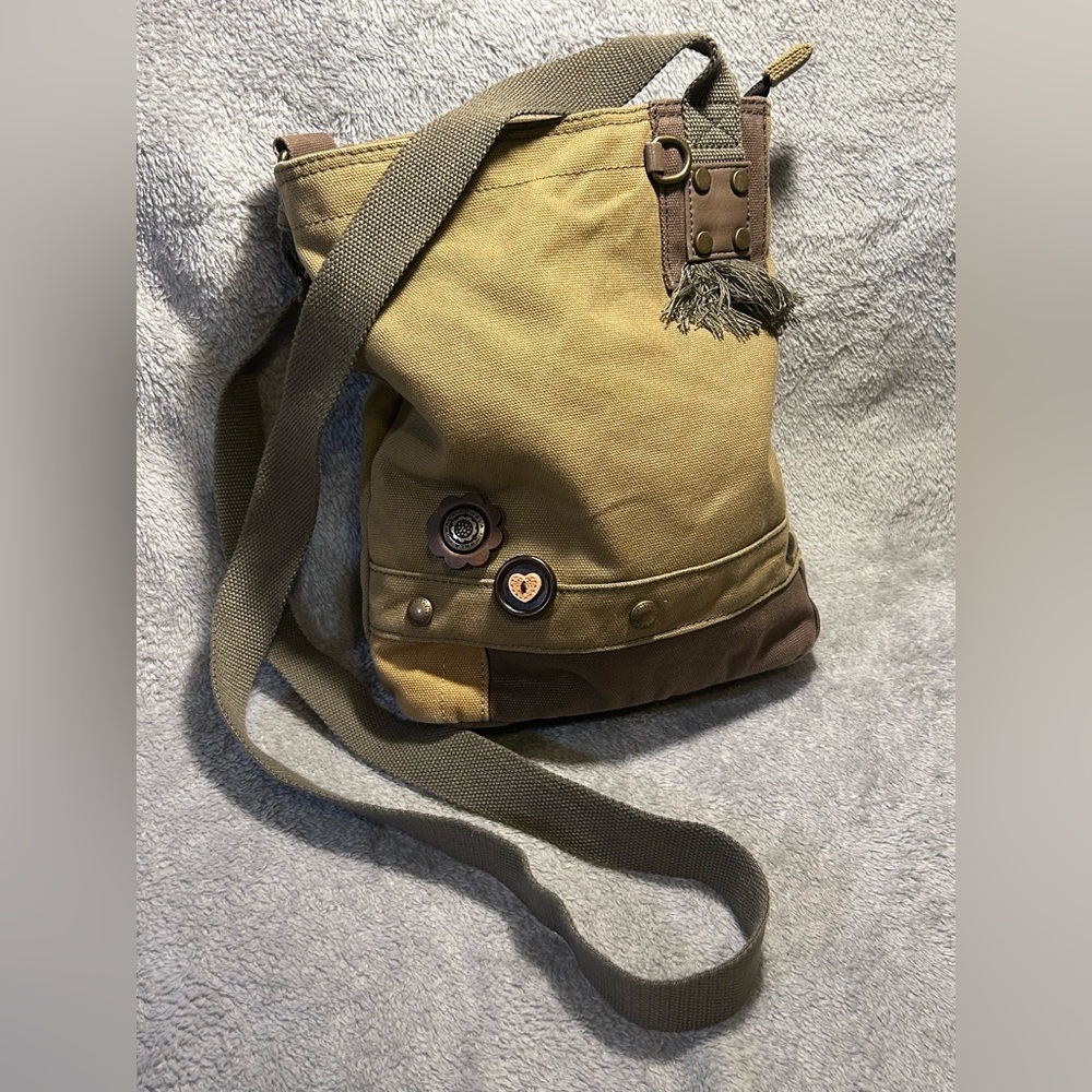 Chala Canvas Crossbody Bag